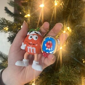 🧡 M&Ms Large Orange Christmas Ornament